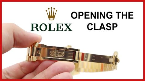 how to unclasp a rolex watch|how to open rolex datejust.